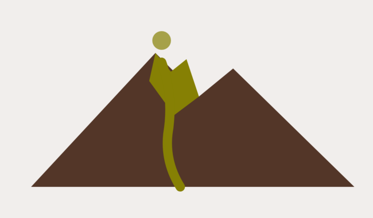 Illustration : le Piton de la Fournaise et une coulée